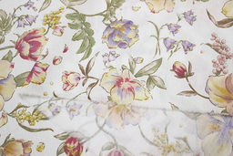 Сатин Асфея цв.белый, ш.2.35м, хлопок-100%, 110гр/м.кв - Купава фото 5