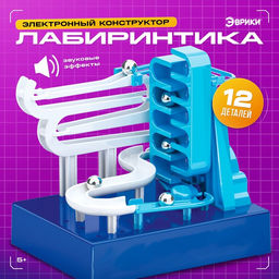 Электронный конструктор Лабиринтика, звуковые эффекты, 12 деталей