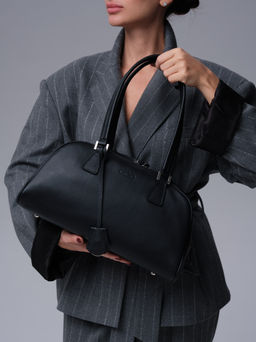 Кожаная сумка Charlotte DBR 31358 черный