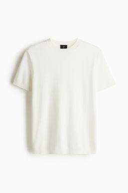 Camiseta en punto fino Slim Fit