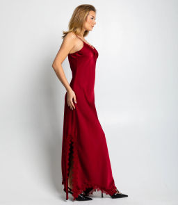 Платье #КТ2607 (4), бордовый