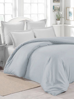 Пододеяльник Полисатин гладкокрашенный - Светло-серый 150х215