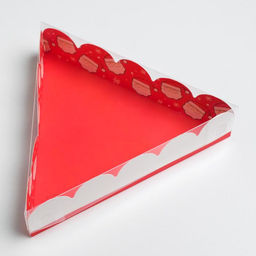 Цена за 5 шт. Коробка для кондитерских изделий с пластиковой крышкой «Счастливого Нового года!», 18×4 см