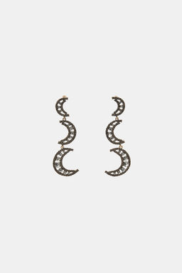 SHINY MOON EARRINGS - Zara фото 2