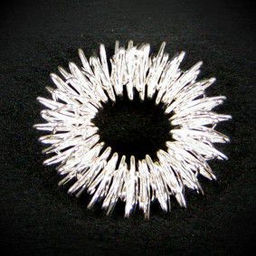 Массажер Су Джок-терапии на палец, цветсеребро d.2,5см, металл