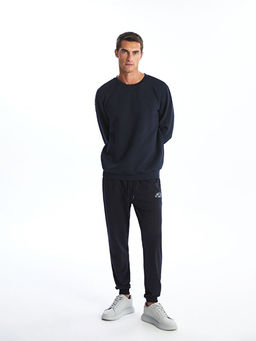 Bisiklet Yaka Uzun Kollu Erkek Sweatshirt - Waikiki фото 4