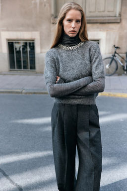 Top en mezcla de mohair con strass - H&m фото 2