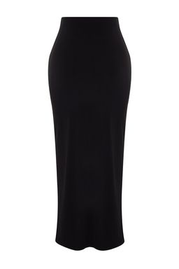 Plaj Giyim Siyah Dokuma Maxi Etek TBESS23ET00021