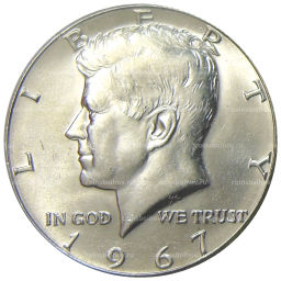 1/2 доллара (50 центов) 1967 года США