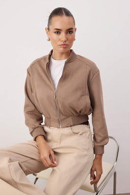 Haki Regular Kal?p Suet Bomber Ceket Mont TWOAW26CE00077 - Trendyolmilla фото 2