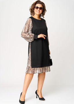 Платье EVA GRANT 7299-Р принт питон