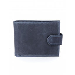 Портмоне мужское Croco-ПР-901 натуральная кожа 2 отд, 4 карм, синий крэйзи хорс (228) 263600