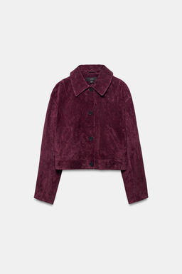 100% SUEDE LEATHER JACKET - Zara фото 15