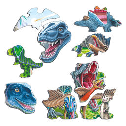 Пазл Счастливые динозавры, 43 эл. - Larsen фото 3