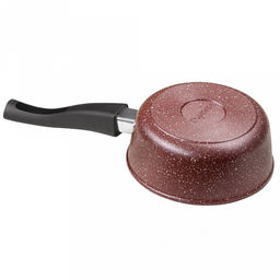 Ковш с тефлоновым покрытием 1,0л, д16см "Шоколад", h7см, s0,4см, съемная ручка из термостойкого пластика (Россия)