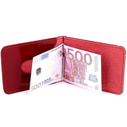 Зажим для купюр Premier-Z-2 (карман д/мелочи на кноп) натуральная кожа красн.тем. гладкий (138) 157778  фото 3