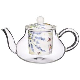 ЧАЙНИК СТЕКЛЯННЫЙ С СИТОМ LEFARD ПРОВАНС ЛИМОНЫ 500 МЛ