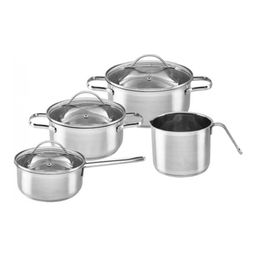 Ковш с крышкой Walmer Glasgow, 0.8 л, цвет хром фото 7