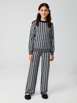 ACOOLA / Брюки детские для девочек Alda pt черно-белый