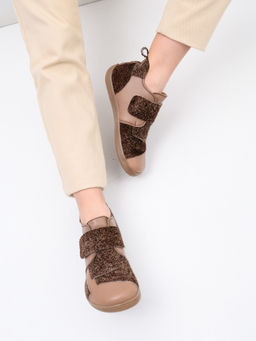 Ботинки женские демисезонные 206.NATAbr.Коричневый джангл+коричневый бабил/Шерсть