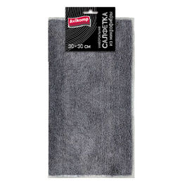 Avikomp Салфетка из микрофибры ГРАФИТ 30х30см (1шт) серая