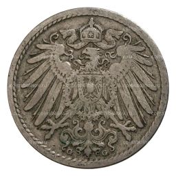 5 пфеннигов 1905 года G Германия