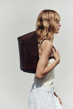 WOVEN ELONGATED HANDBAG - Zara фото 2