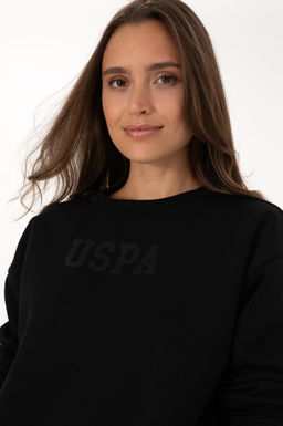 Kad_n Siyah Basic Sweatshirt Sepette S_rpriz _ndirim - U.s. polo assn фото 2