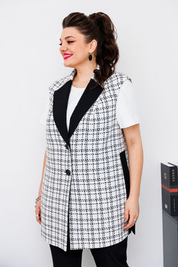 Жилет Romanovich Style 5-2651 белый/черный фото 4