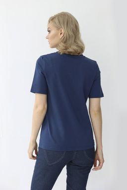 Футболка с V-образным вырезом - Looklikecat фото 2