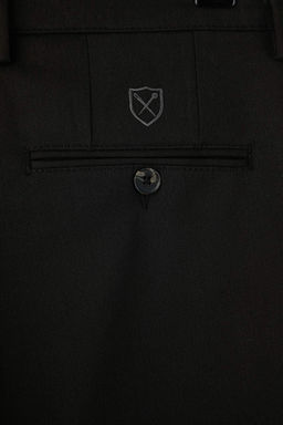 Siyah Erkek Dokuma Kumas Pantolon TMNAW26PL00030