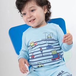 CRB wear/CSNB 62669-43 Джемпер для мальчика, голубой/Ex.Cherubino фото 3