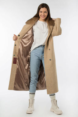 Мех натуральный (песец) Пальто утепленное Термофинн 100 г - El podio фото 2