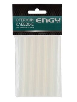 Цена за 2 шт. Клеевые стержни D=11мм, длина 100мм, 6шт, прозрачные (357126) Engy