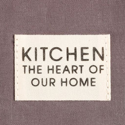 Дорожка на стол «Этель» Kitchen 40×150±5 см, 100% хлопок, саржа 220 г/м², серая