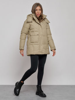 Зимняя женская куртка молодежная с капюшоном 52301SK - Holdluck фото 5