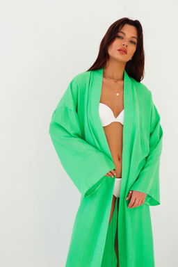 9431 Кимоно длинное салатовое - Martichelli фото 2