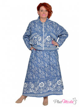 Юбка Модель №1879 размеры 44-84 - Plusmoda фото 9