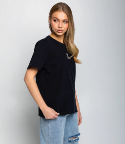 Футболка #КТ6120, чёрный - Dommod фото 2