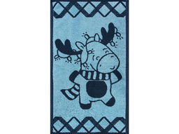 Полотенце махровое 6с104.411ж1 Оленик светит(джинс) 67х40см