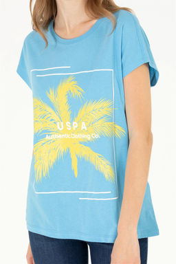 Женская бирюзовая футболка - U.s. polo assn фото 6