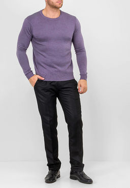 Джемпер мужской GREG G121-05426 (сиренево-серый м.)  фото 3