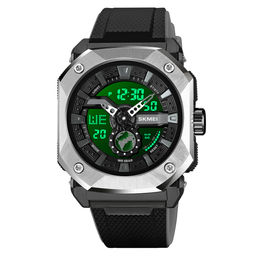 Часы наручные Skmei мужские электронные спортивные 2272silver-black