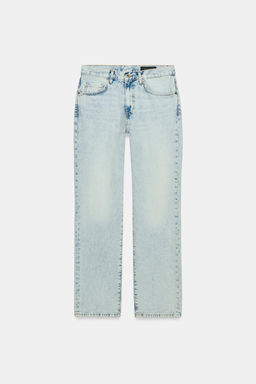 JEANS ZW COLLECTION RELAXED TIRO BAJO / Azul claro - Zara фото 4