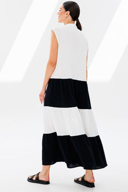 Платье Lars Style 939 черный, белый