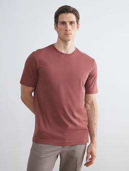 Bisiklet Yaka Penye Erkek Ti??rt