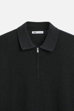 PURL KNIT POLO SHIRT - Zara фото 38