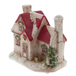 Фигурка декоративная "Домик" с подсветкой и музыкой (АААх3 н/п), L19,5 W12,5 H18,5 см