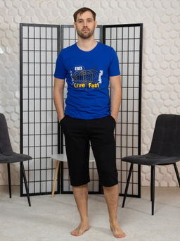 М42 Футболка мужская "василек"