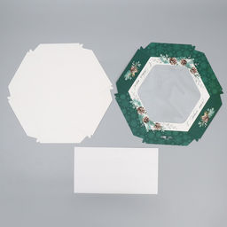 Цена за 5 шт. Коробка складная «С Новым годом!», 20×23×4 см